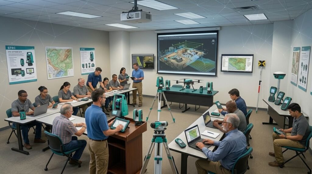 cursos de capacitación topográfica en geo gv