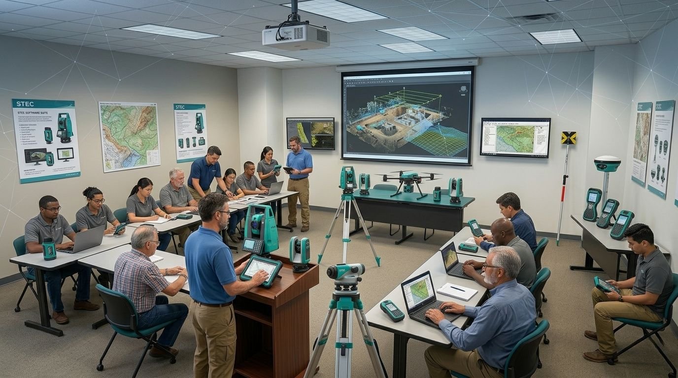 cursos de capacitación topográfica en geo gv