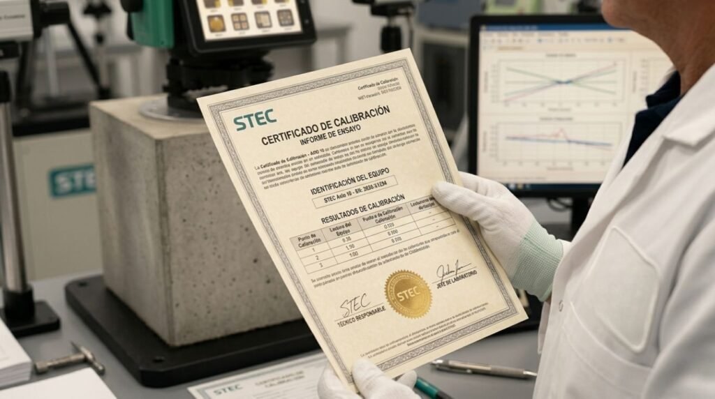 certificado calibracion